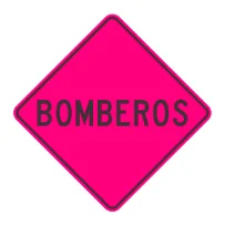 Señal de tránsito: Bomberos