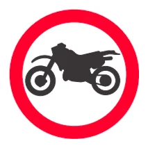 Señal de tránsito: Solo motocicletas