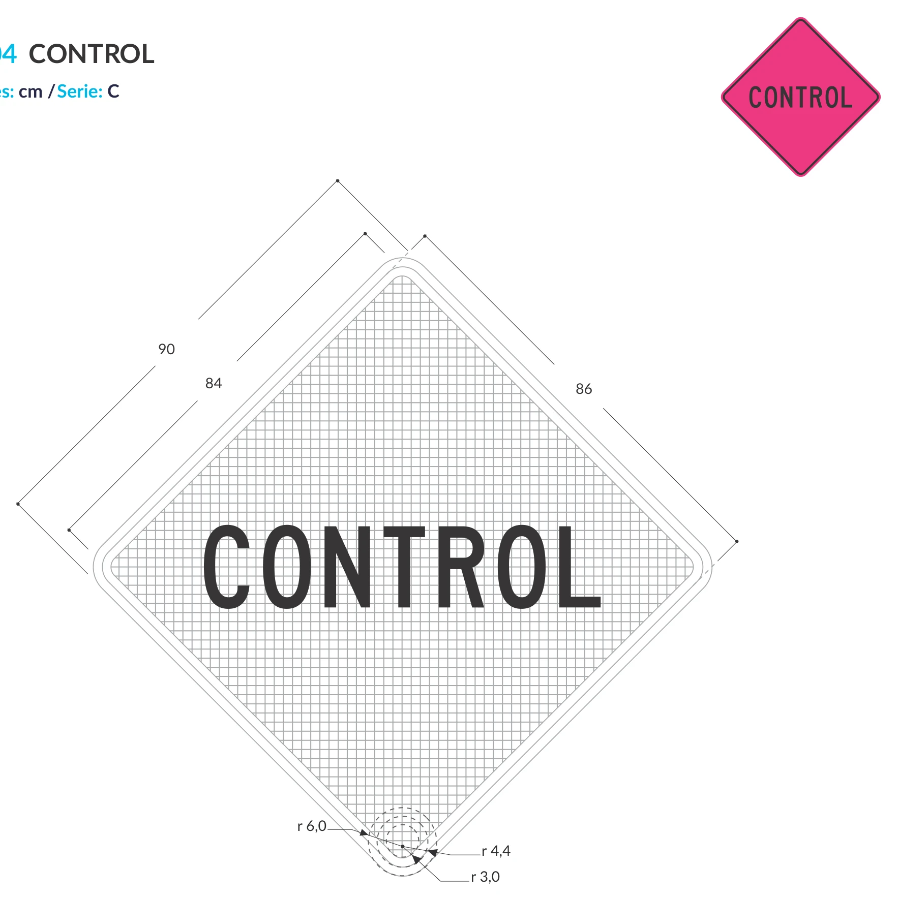 Señal de tránsito: Control