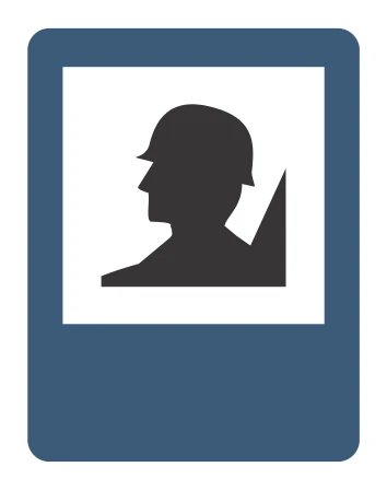 Señal de tránsito: ZONA MILITAR