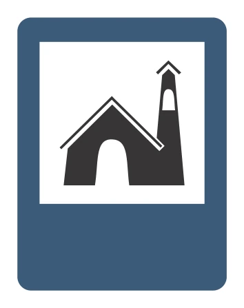 Señal de tránsito: IGLESIA