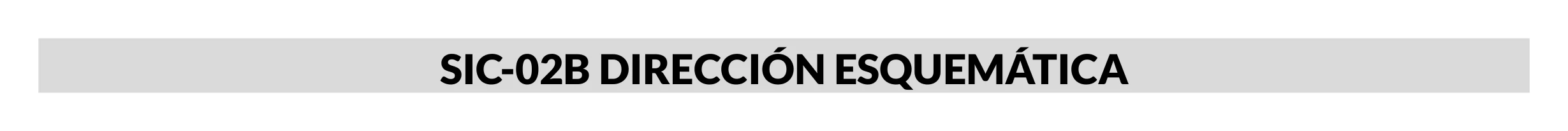 Señal de tránsito: DIRECCIÓN ESQUEMÁTICA