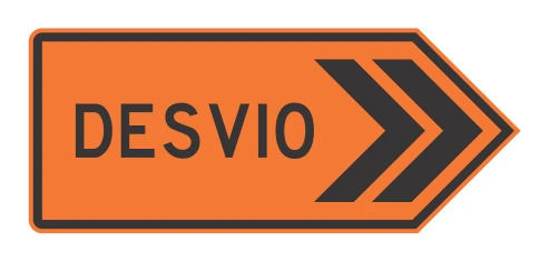 Señal de tránsito: Desvío