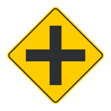 Señal de tránsito: INTERSECCIÓN DE VÍAS