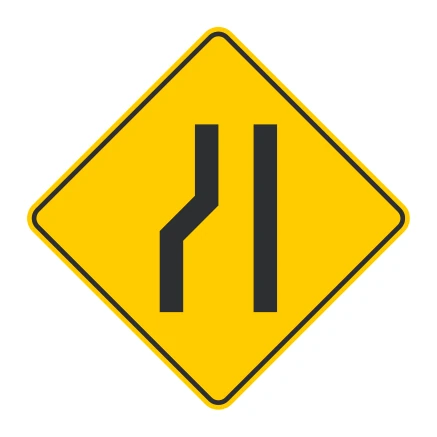 Señal de tránsito: Reduc-