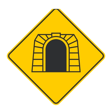 Señal de tránsito: Túnel
