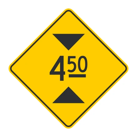 Señal de tránsito: ALTURA