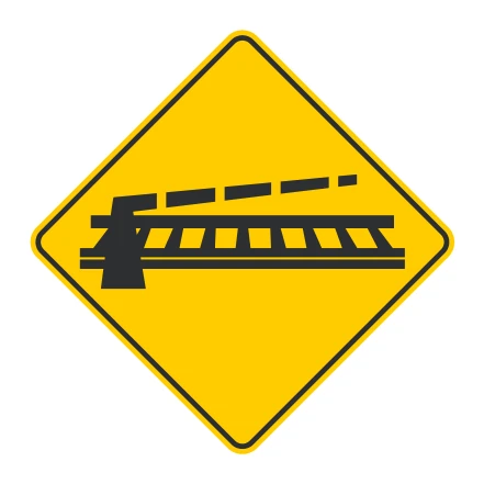 Señal de tránsito: CRUCE