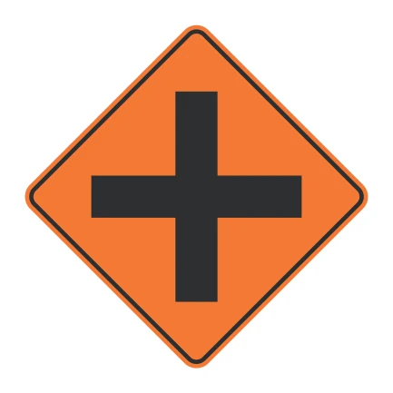 Señal de tránsito: INTERSECCIÓN DE VÍAS