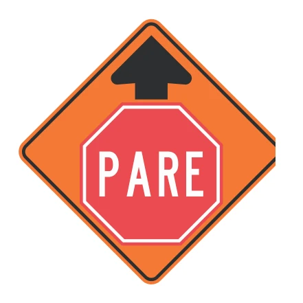 Señal de tránsito: Proximidad a señal de "pare"