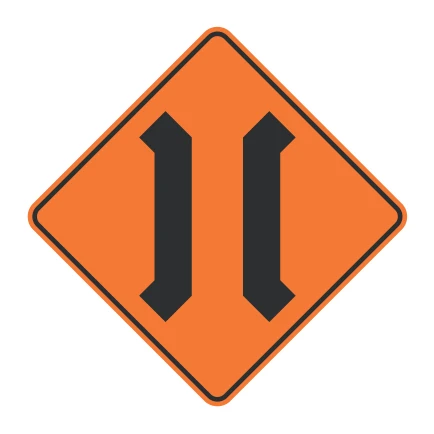 Señal de tránsito: Puente angosto
