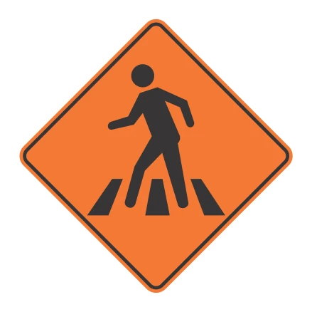 Señal de tránsito: Proximidad de cruce peatonal