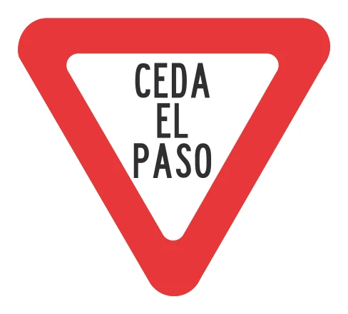 Señal de tránsito: Ceda