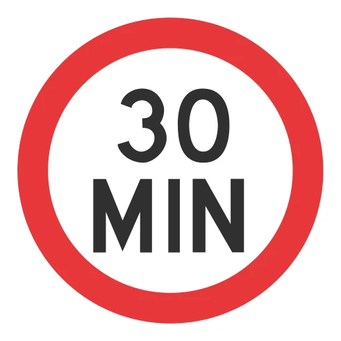 Señal de tránsito: Velocidad mínima permitida