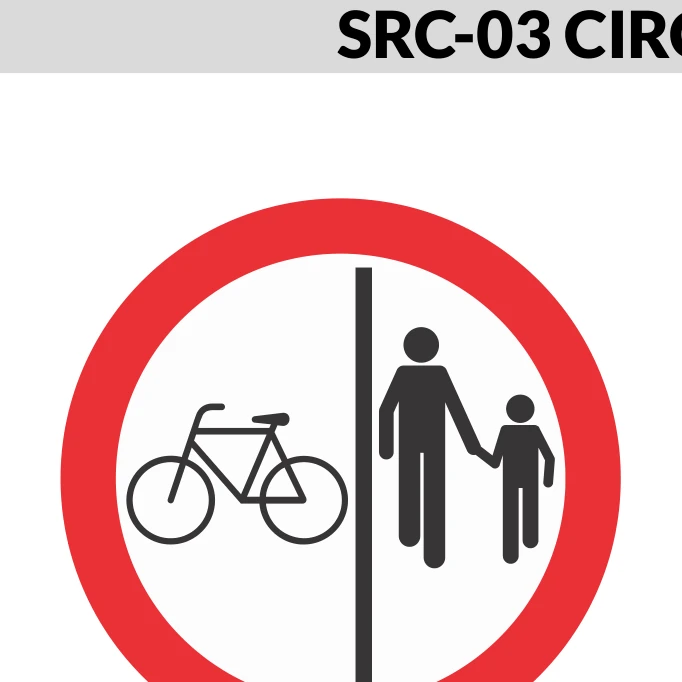 Señal de tránsito: Circulación no com-