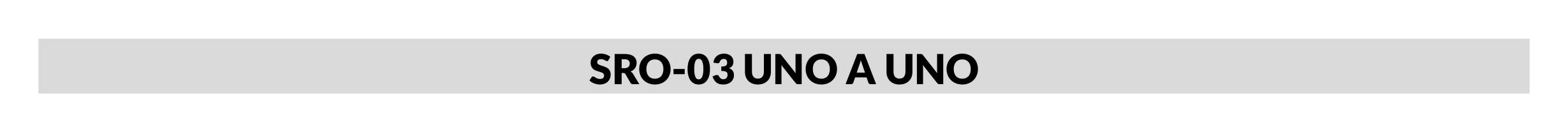 Señal de tránsito: Uno a