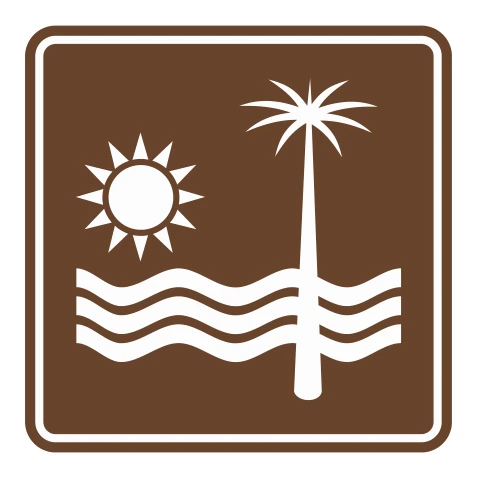 Señal de tránsito: PLAYA