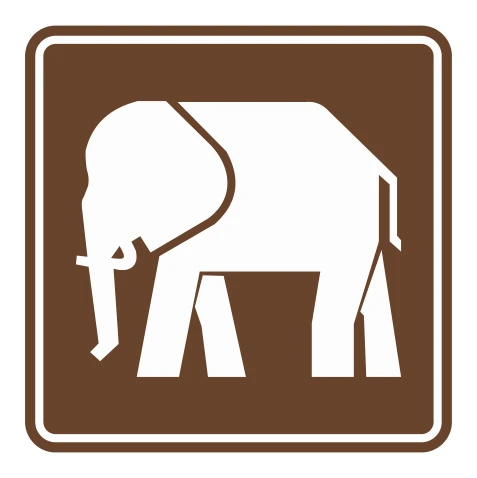 Señal de tránsito: ZOOLÓGICO