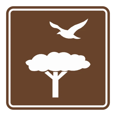 Señal de tránsito: OBSERVATORIO DE FLORA Y FAUNA