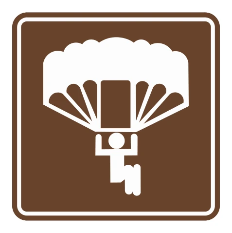 Señal de tránsito: PARAPENTE